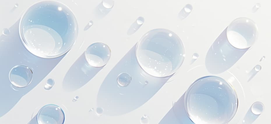 MS-RDKなしの熱交換器表面。水滴が大きい状態