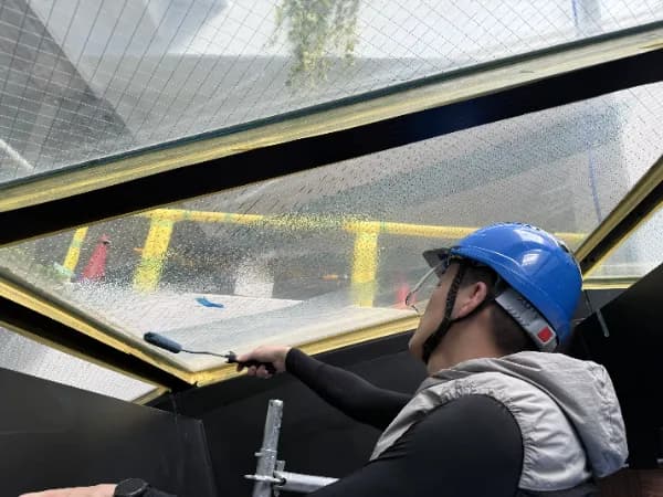 施工の様子 - ホテル