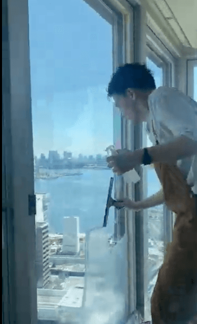 施工の様子 - 高層ビル