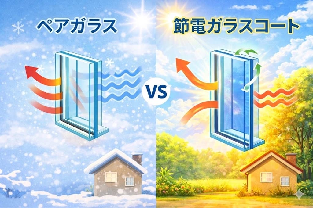窓の暑さ・寒さ対策、どっちが正解?「ペアガラス」と「節電ガラスコート」の決定的な違いとは?のサムネイル画像